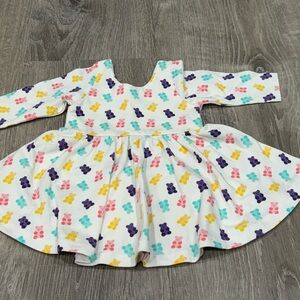 Monica and Andy 0-6 month Gummy Bear dress B53